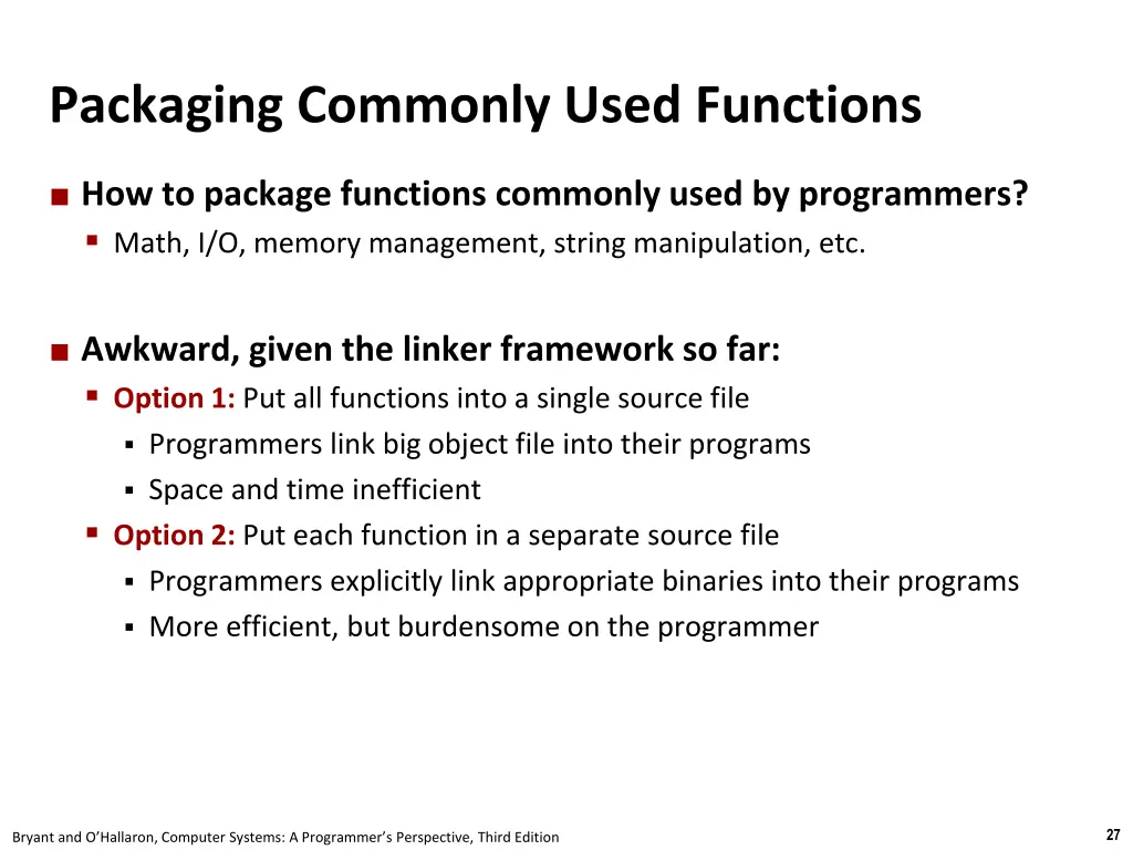 packaging commonly used functions