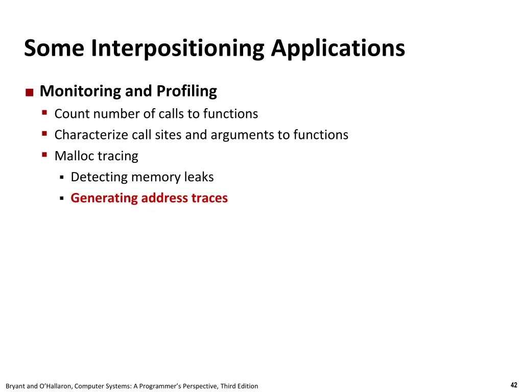 some interpositioning applications 1