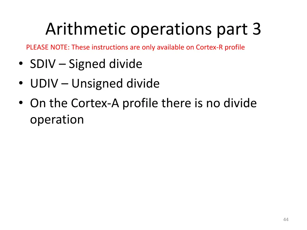 arithmetic operations part 3