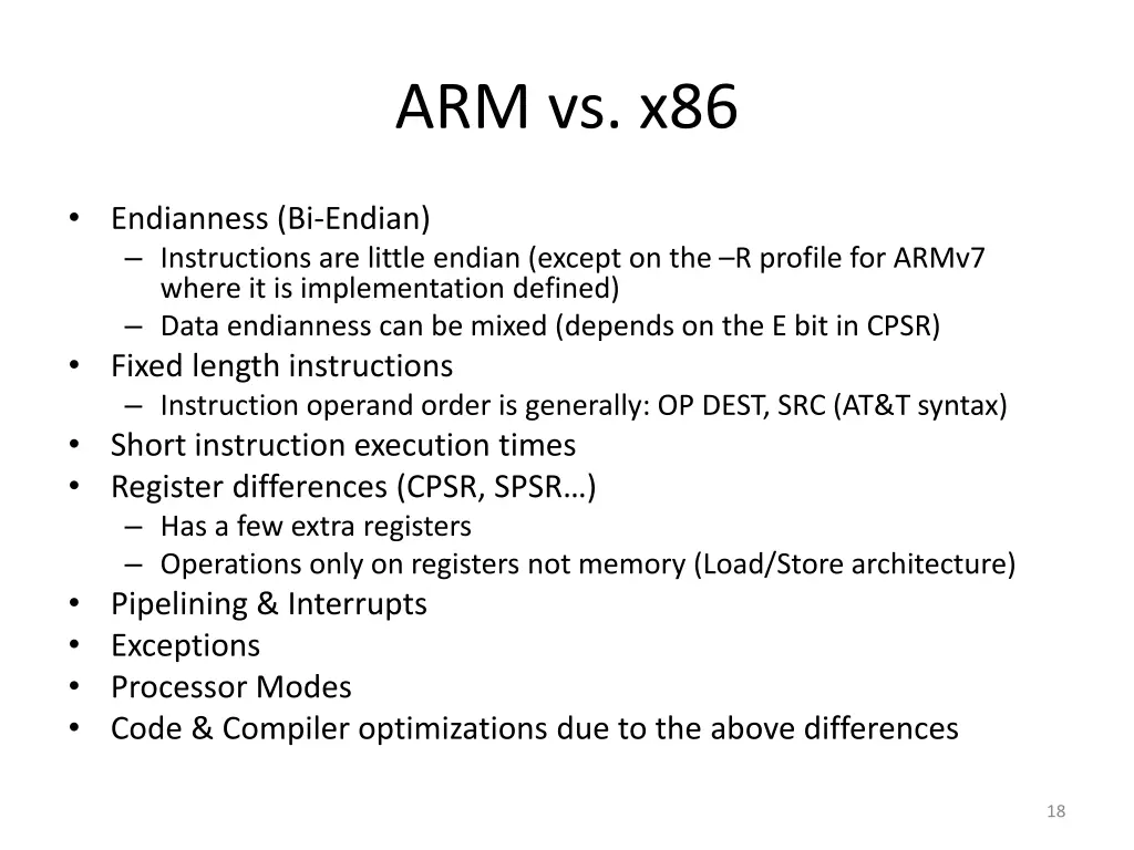 arm vs x86