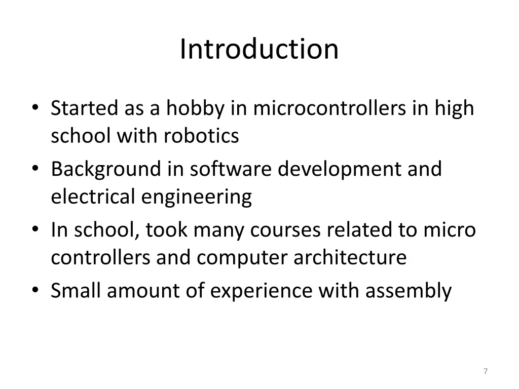 introduction
