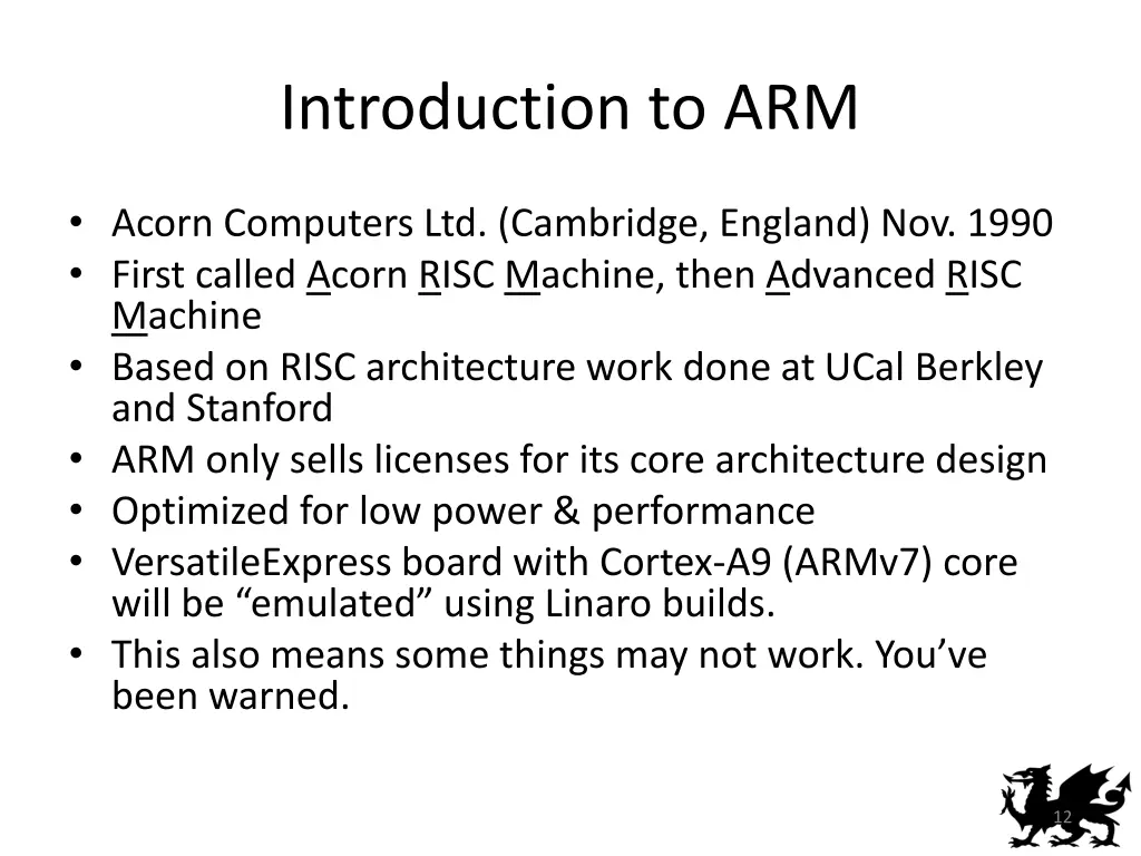 introduction to arm