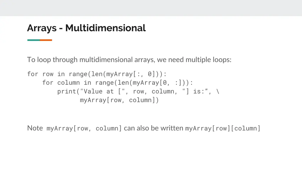 arrays multidimensional 1