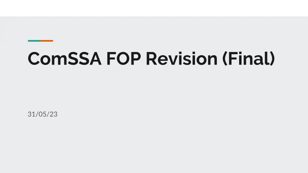 comssa fop revision final