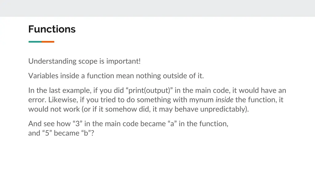 functions 2