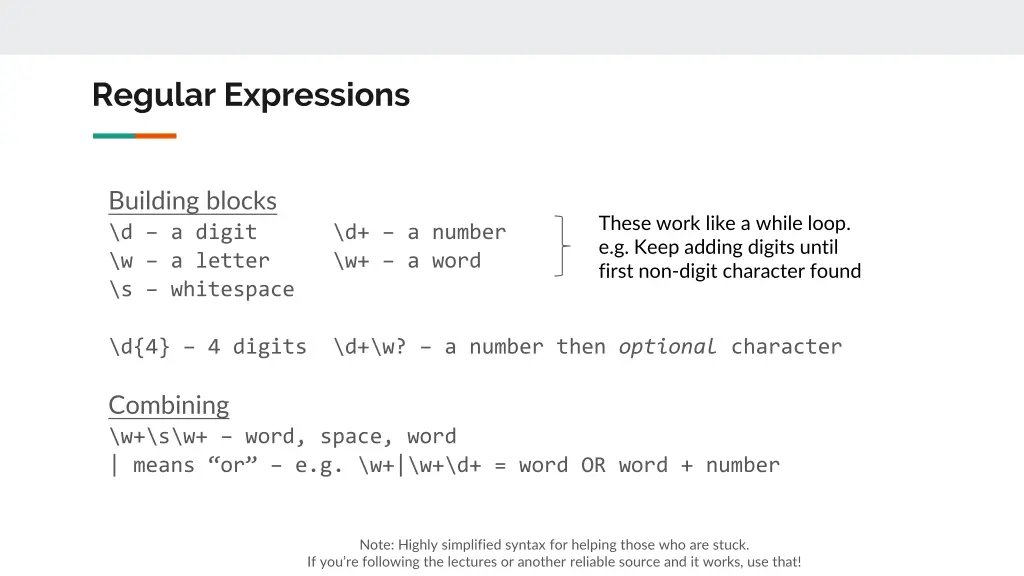 regular expressions