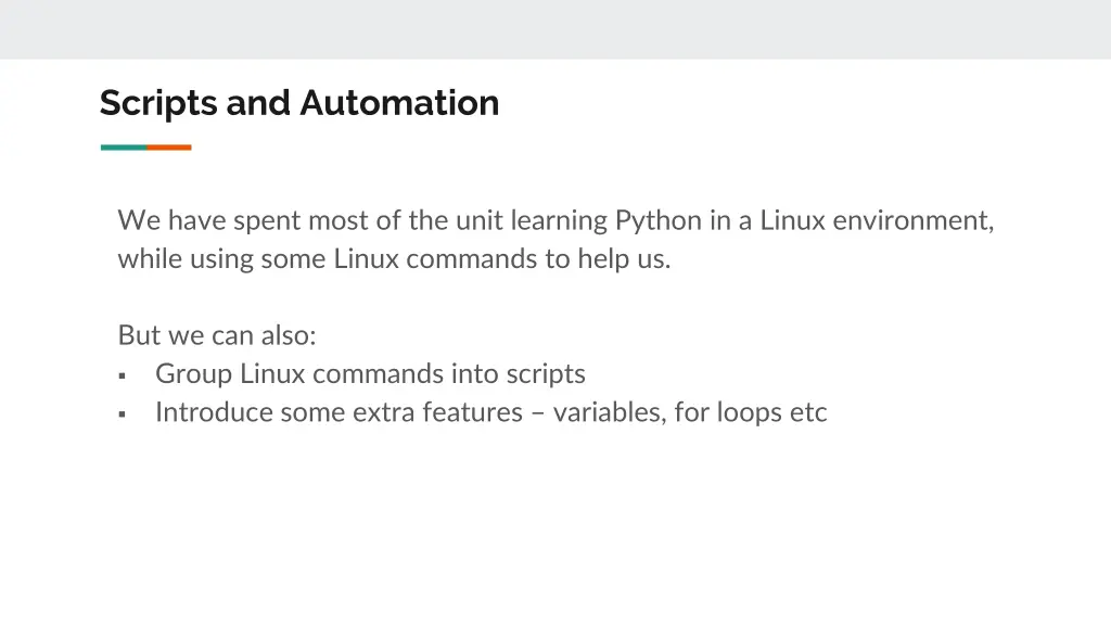 scripts and automation