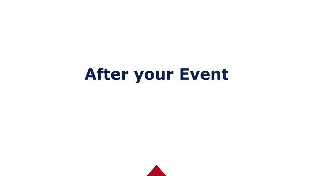after your event
