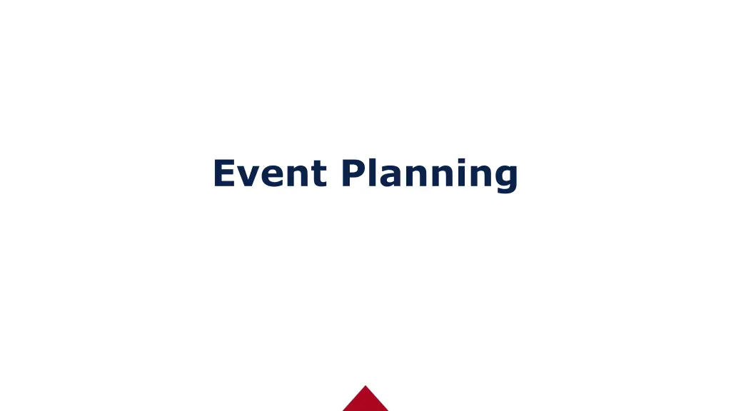 event planning