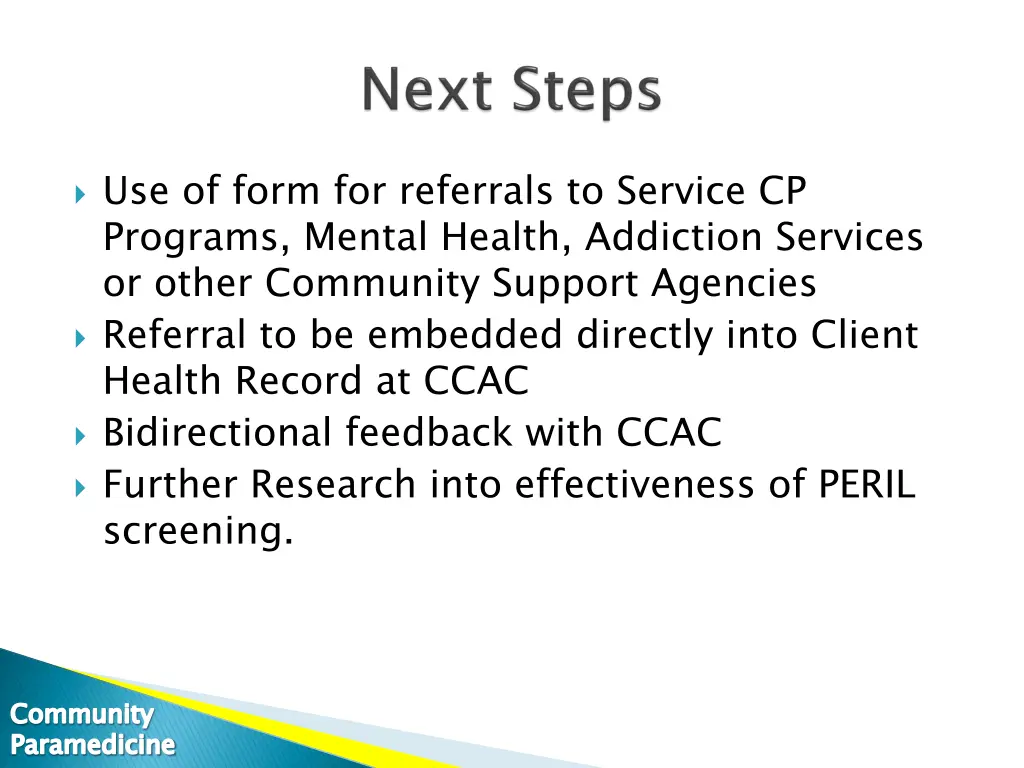 use of form for referrals to service cp programs