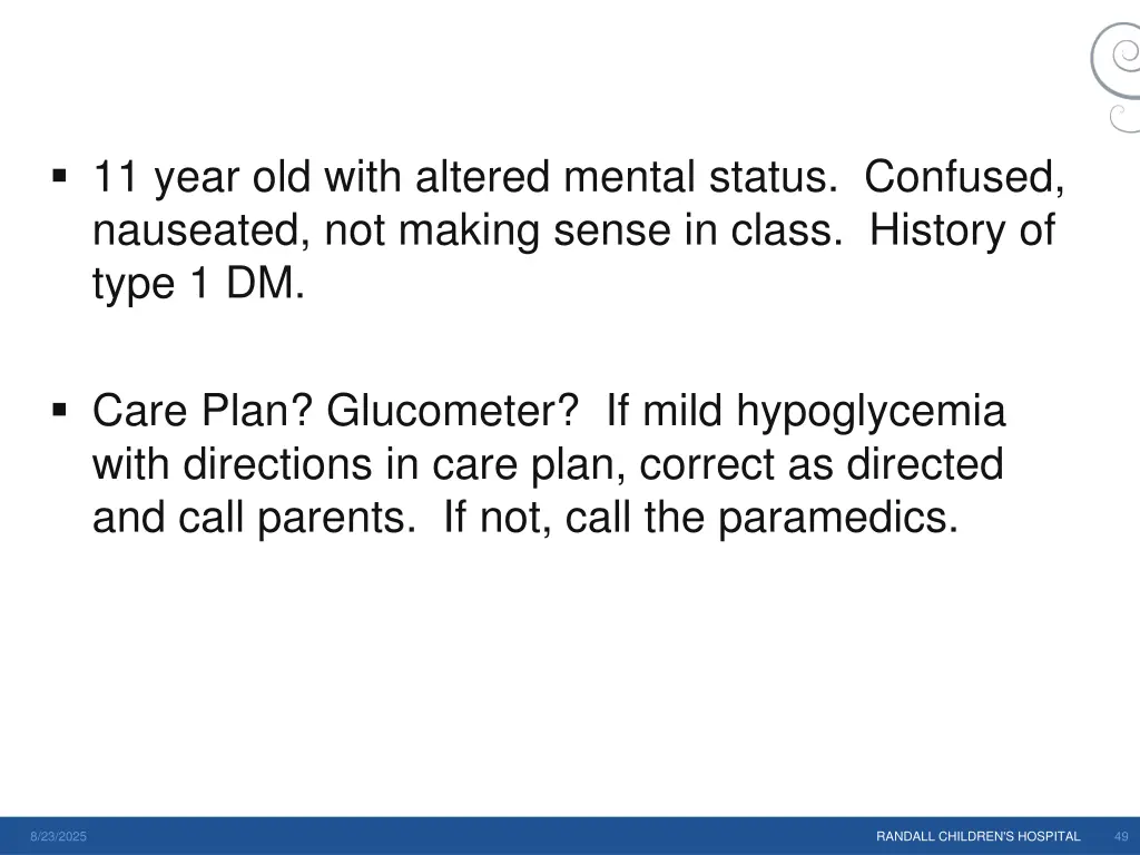 11 year old with altered mental status confused 1