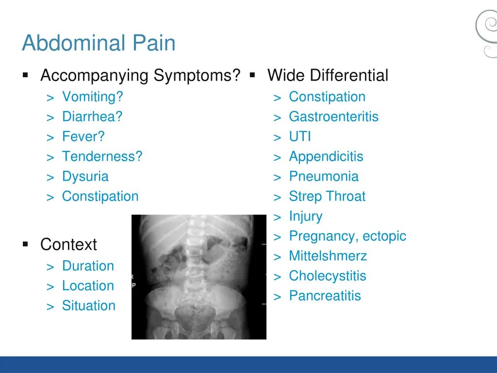 abdominal pain