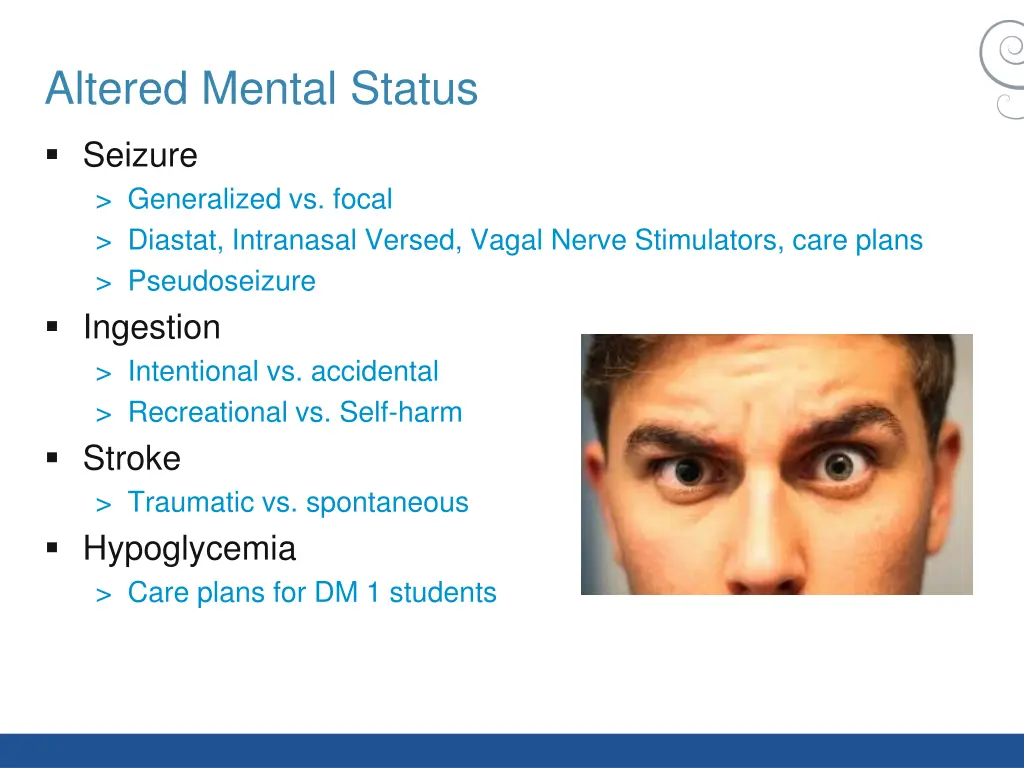 altered mental status