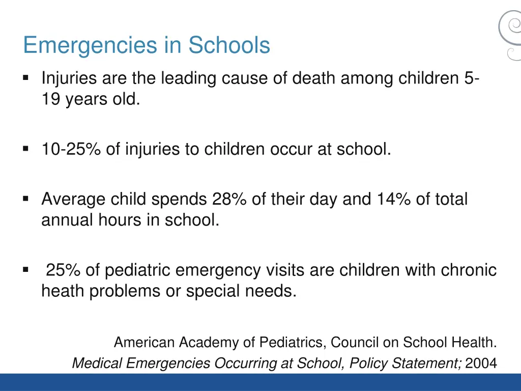 emergencies in schools