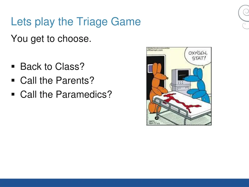 lets play the triage game
