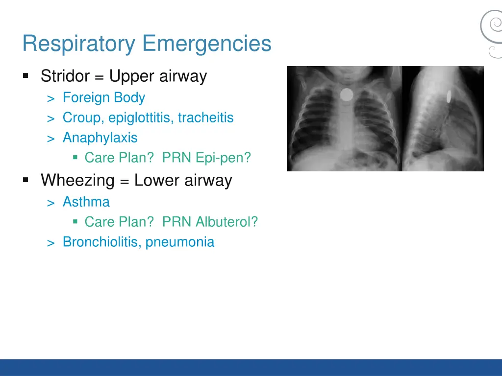 respiratory emergencies