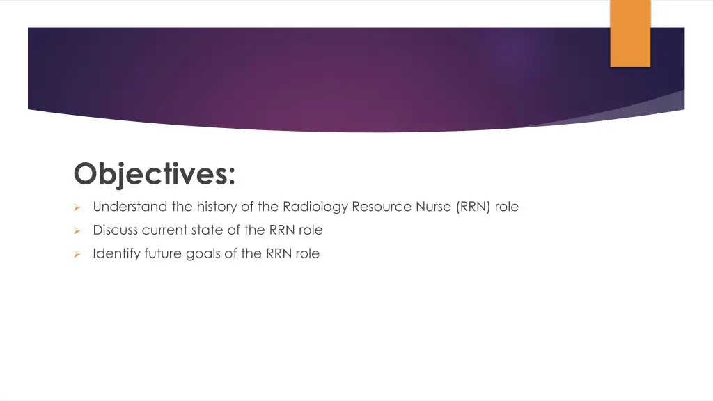 objectives