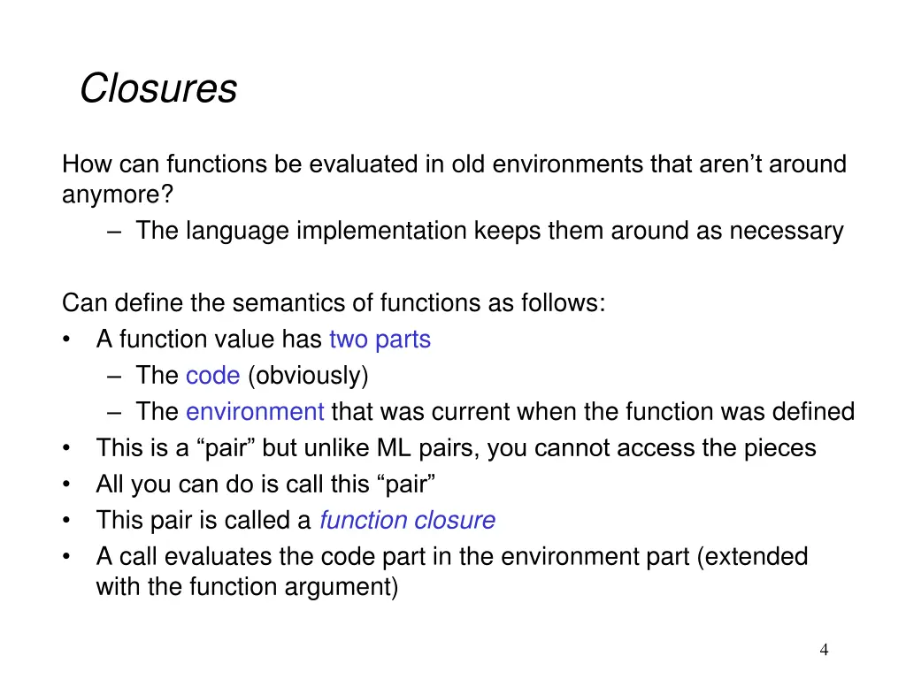 closures
