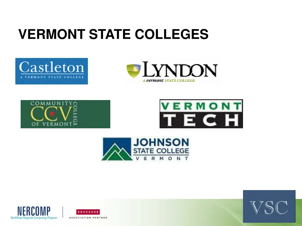 vermont state colleges