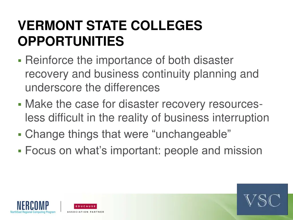 vermont state colleges opportunities reinforce