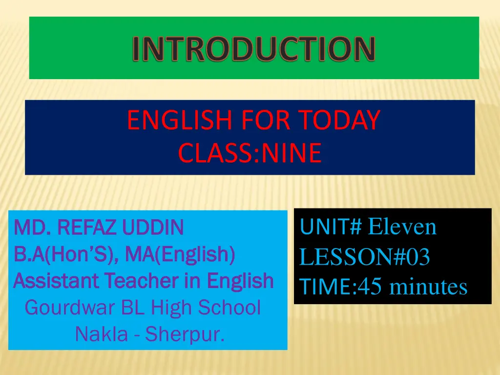 introduction