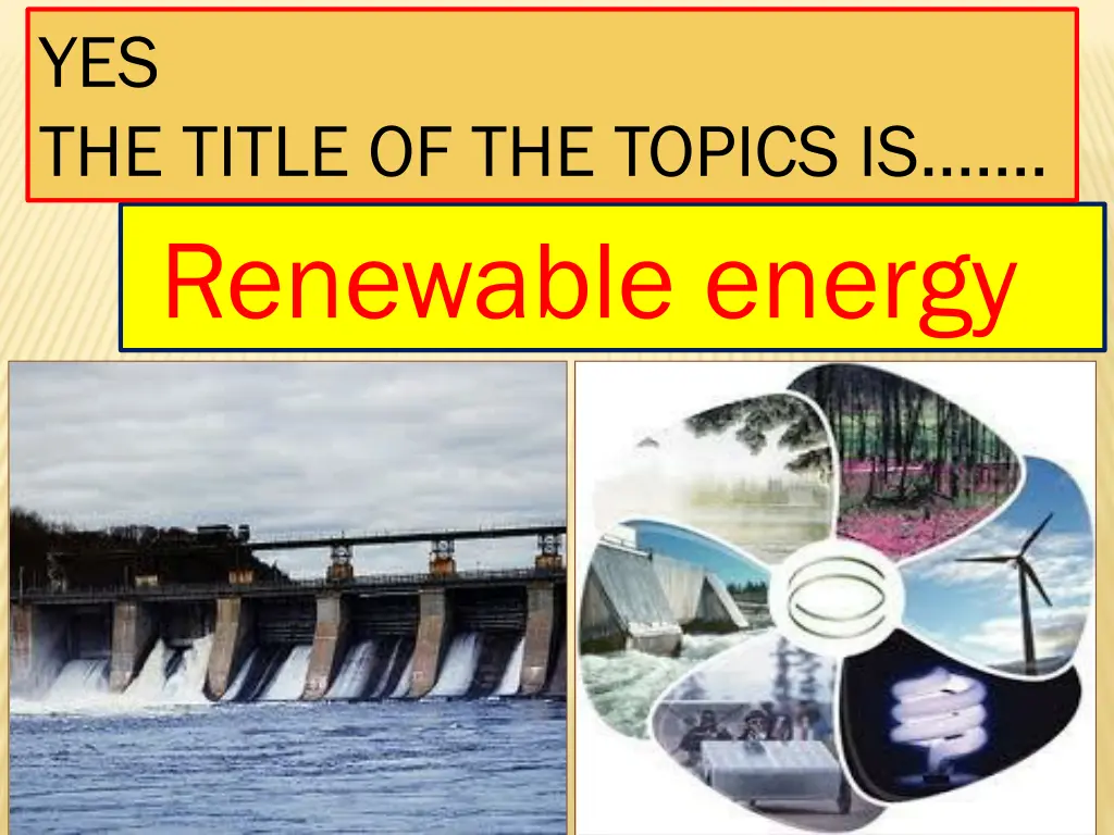 yes the title of the topics is