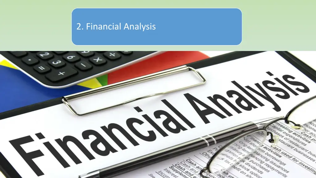 2 financial analysis