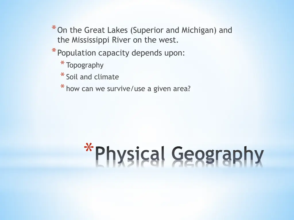 on the great lakes superior and michigan
