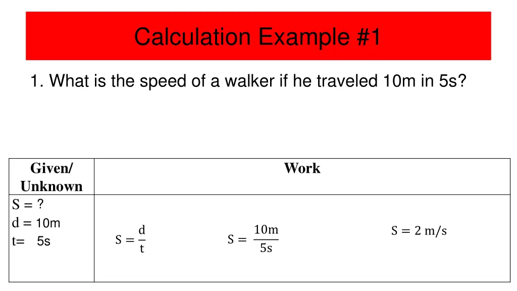 calculation example 1