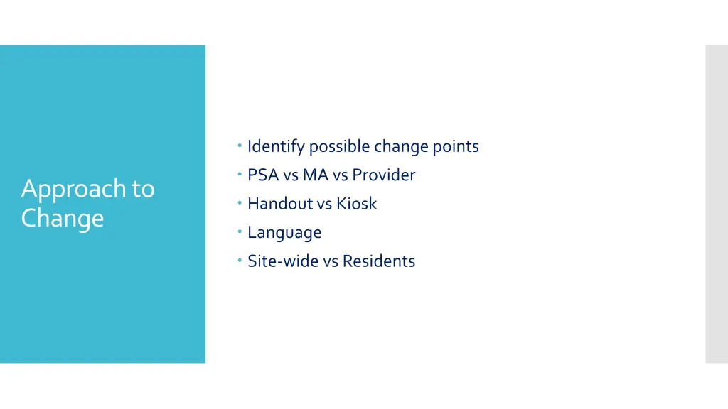 identify possible change points