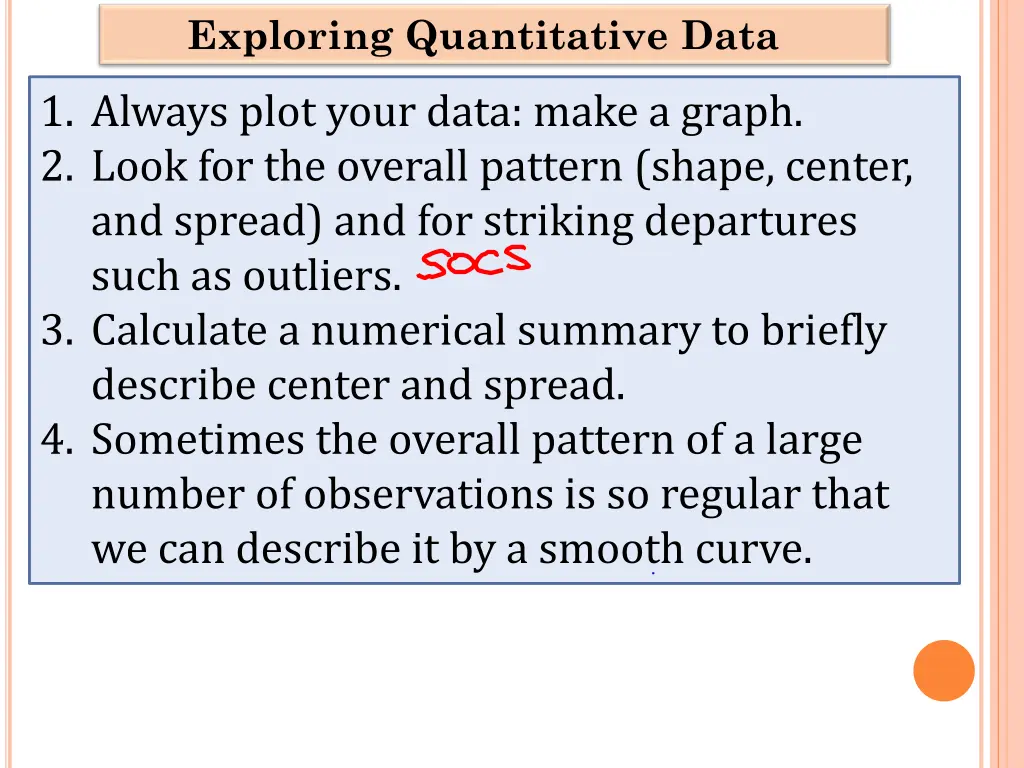 exploring quantitative data