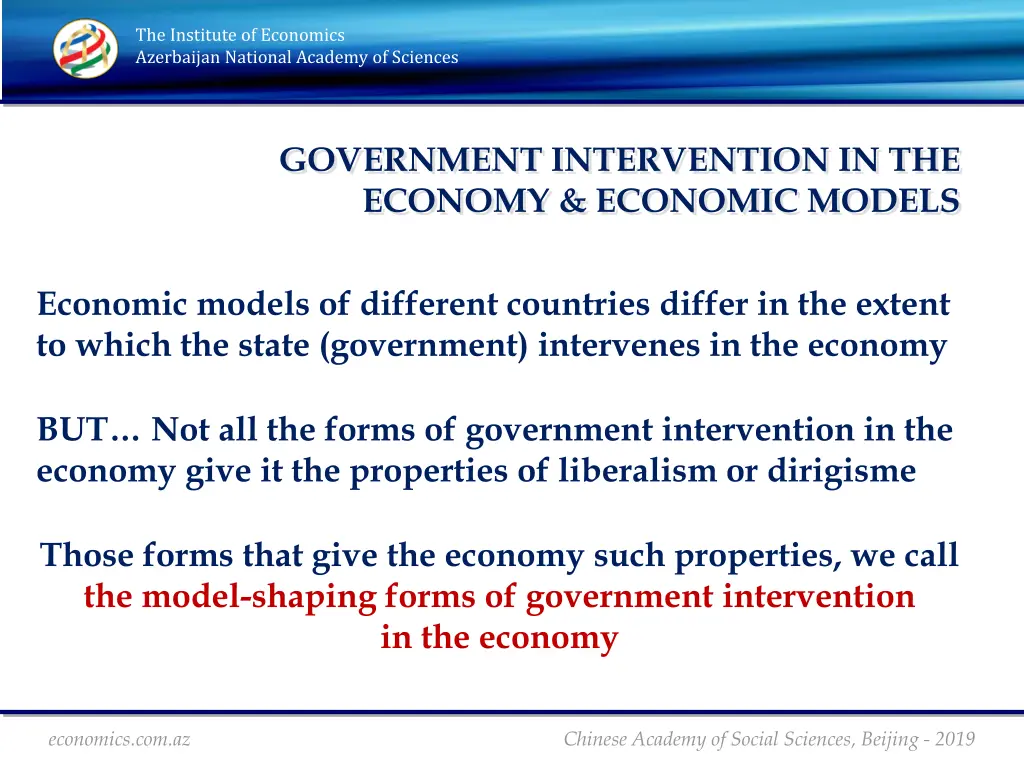 the institute of economics azerbaijan national 1