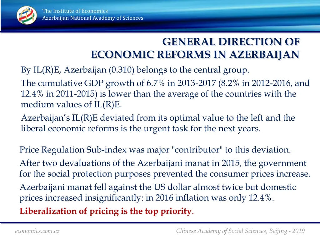the institute of economics azerbaijan national 9