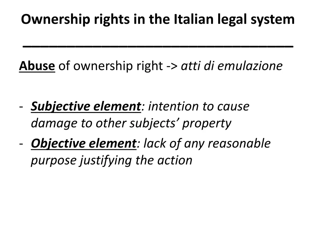 ownership rights in the italian legal system 6