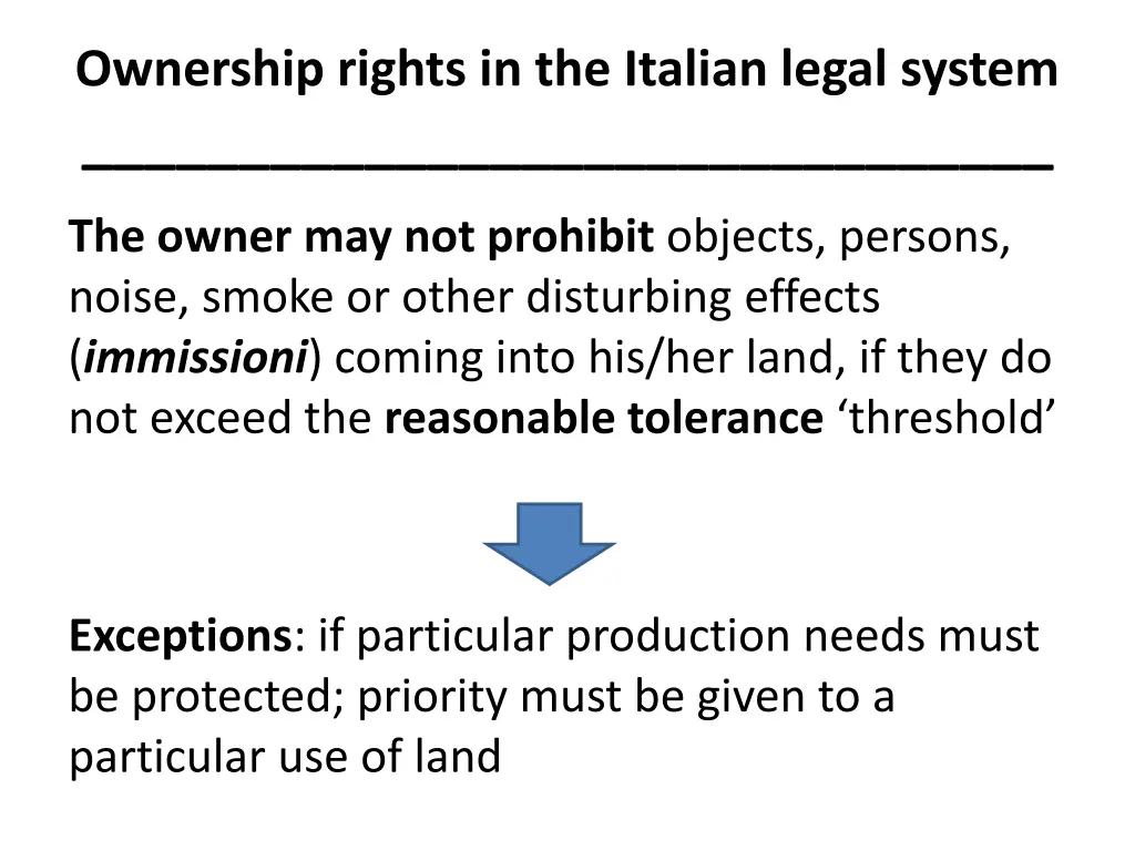 ownership rights in the italian legal system 8