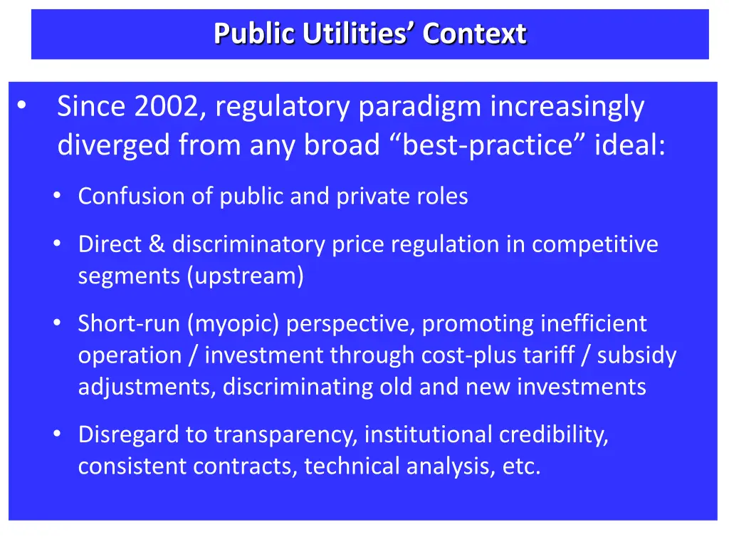 public utilities context