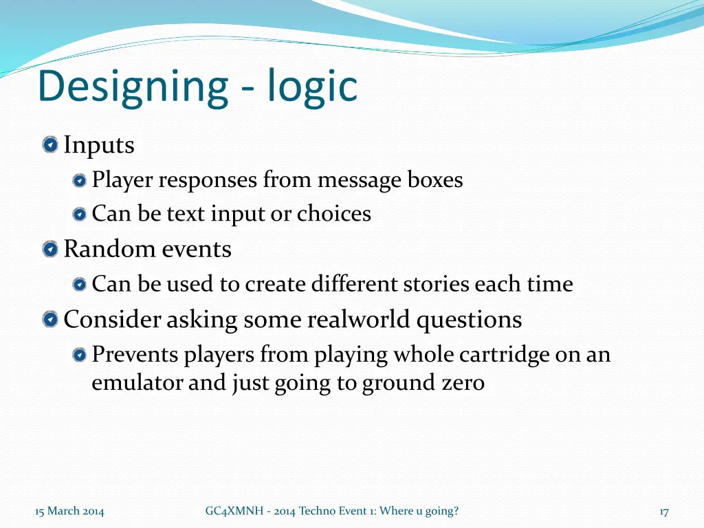 designing logic 1