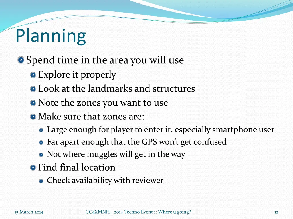 planning