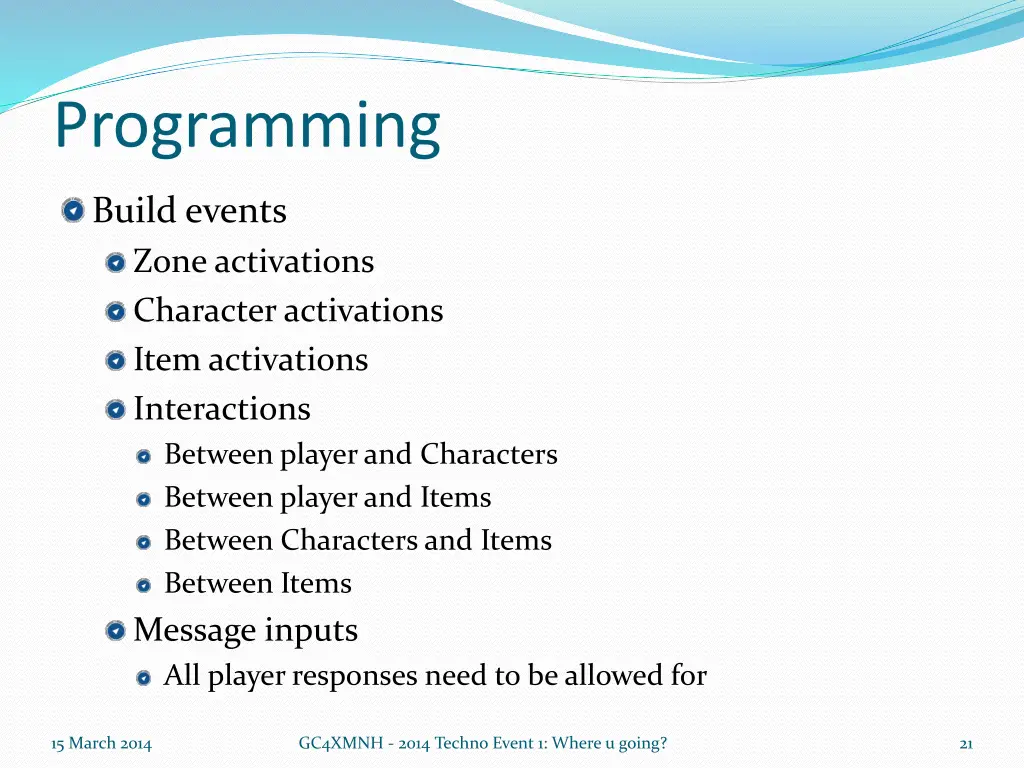 programming