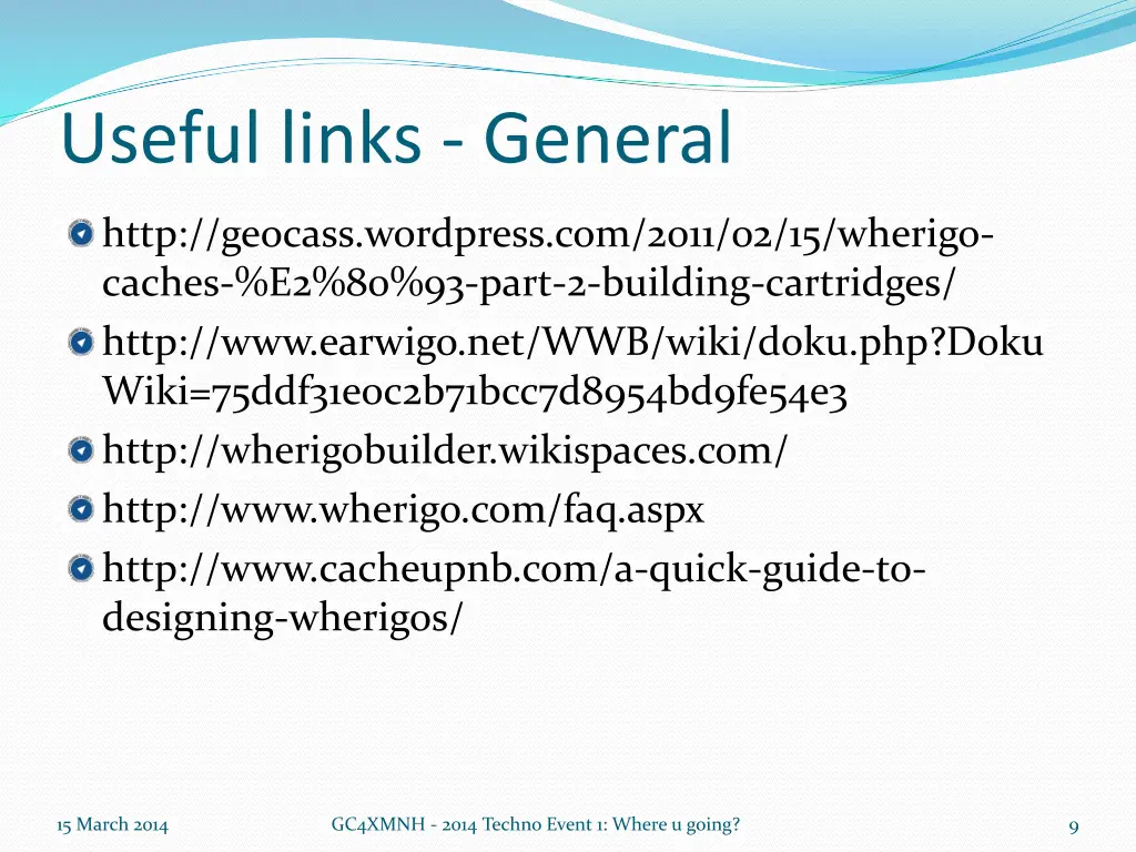 useful links general