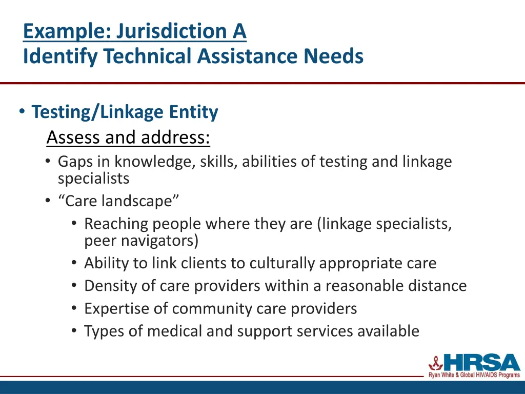 example jurisdiction a identify technical