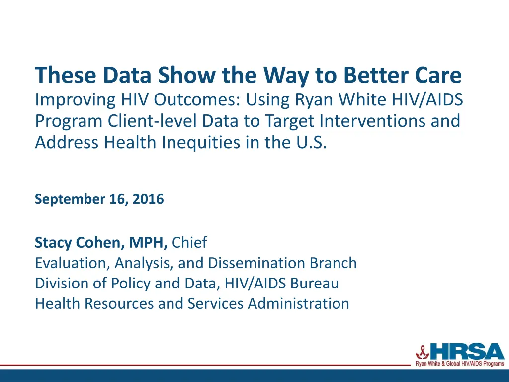 these data show the way to better care improving