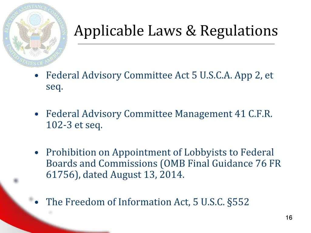 applicable laws regulations