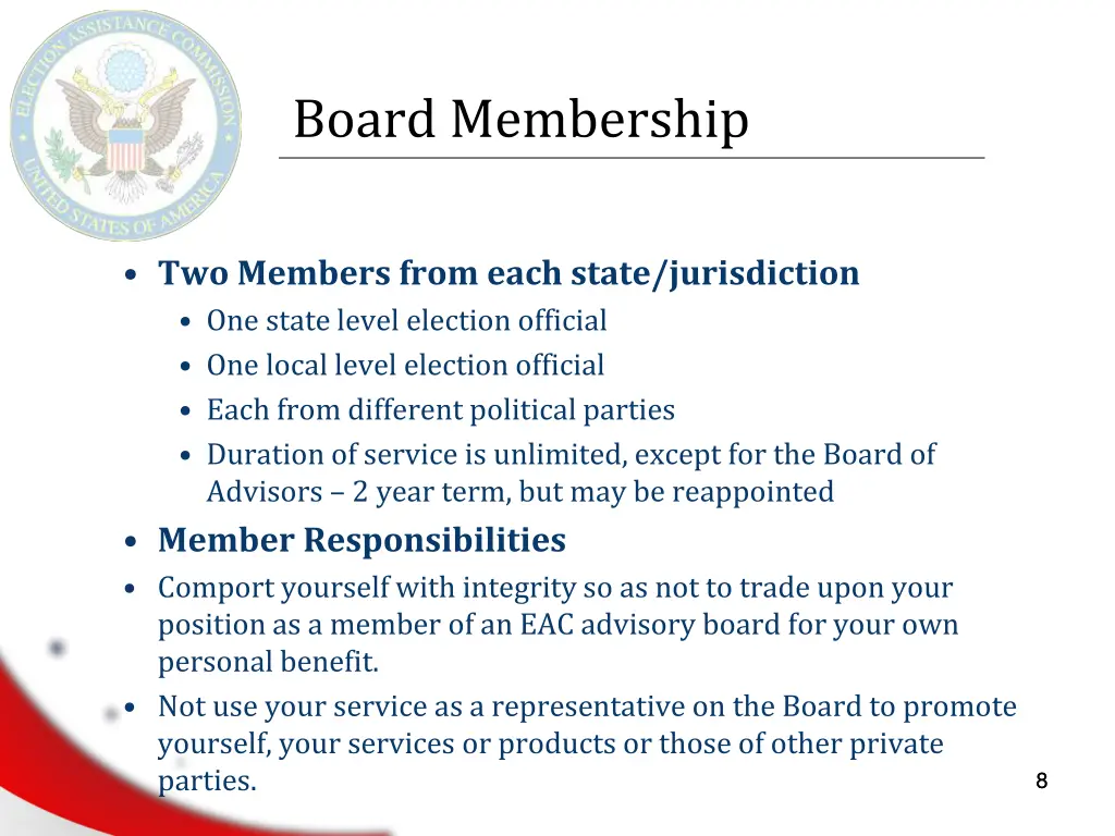board membership
