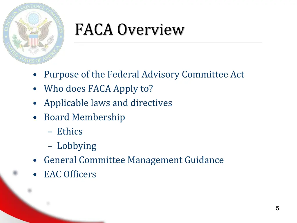 faca overview
