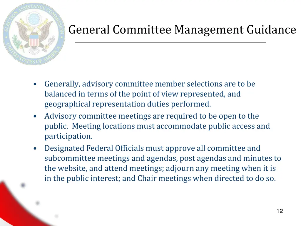 general committee management guidance 1