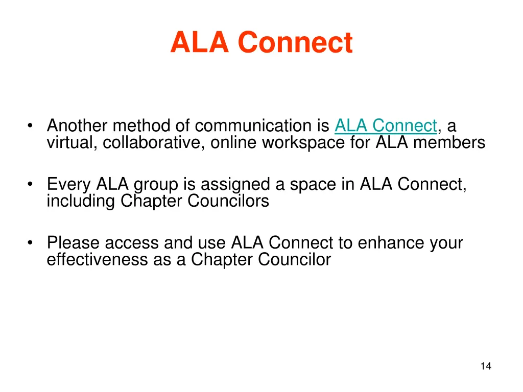 ala connect