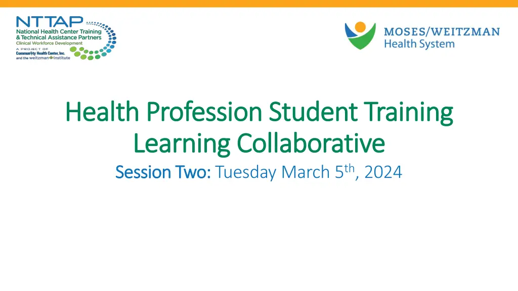 health profession student training health