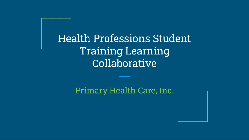 health professions student training learning