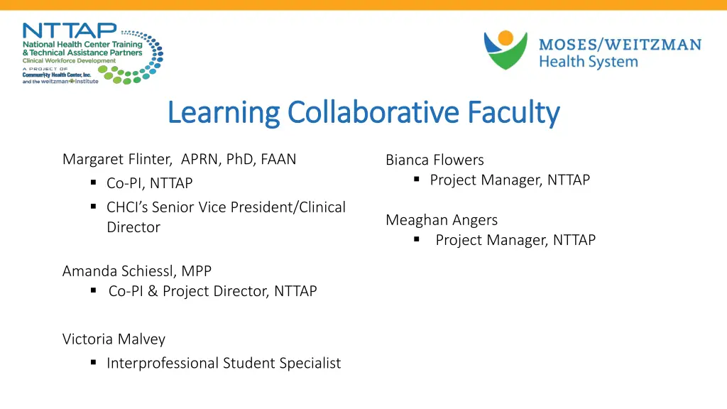learning collaborative faculty learning